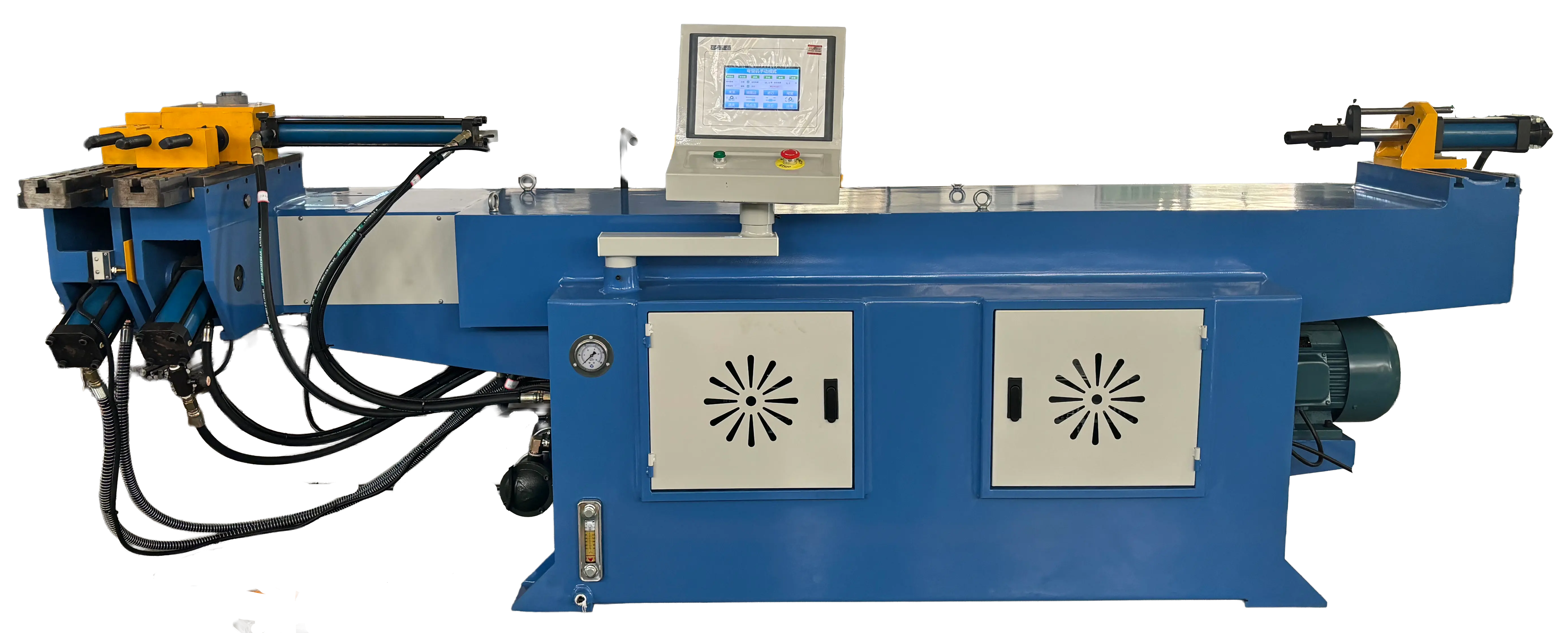 Curvador de tubo semi-automático com mandril AGA